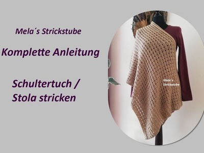 Ragmela 50 - Stola. Schultertuch stricken