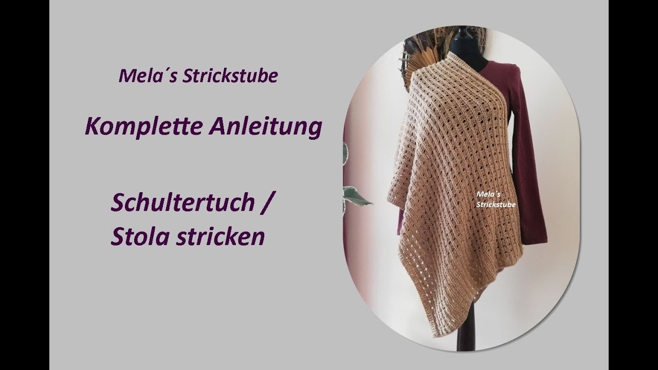 Ragmela 50 - Stola. Schultertuch stricken