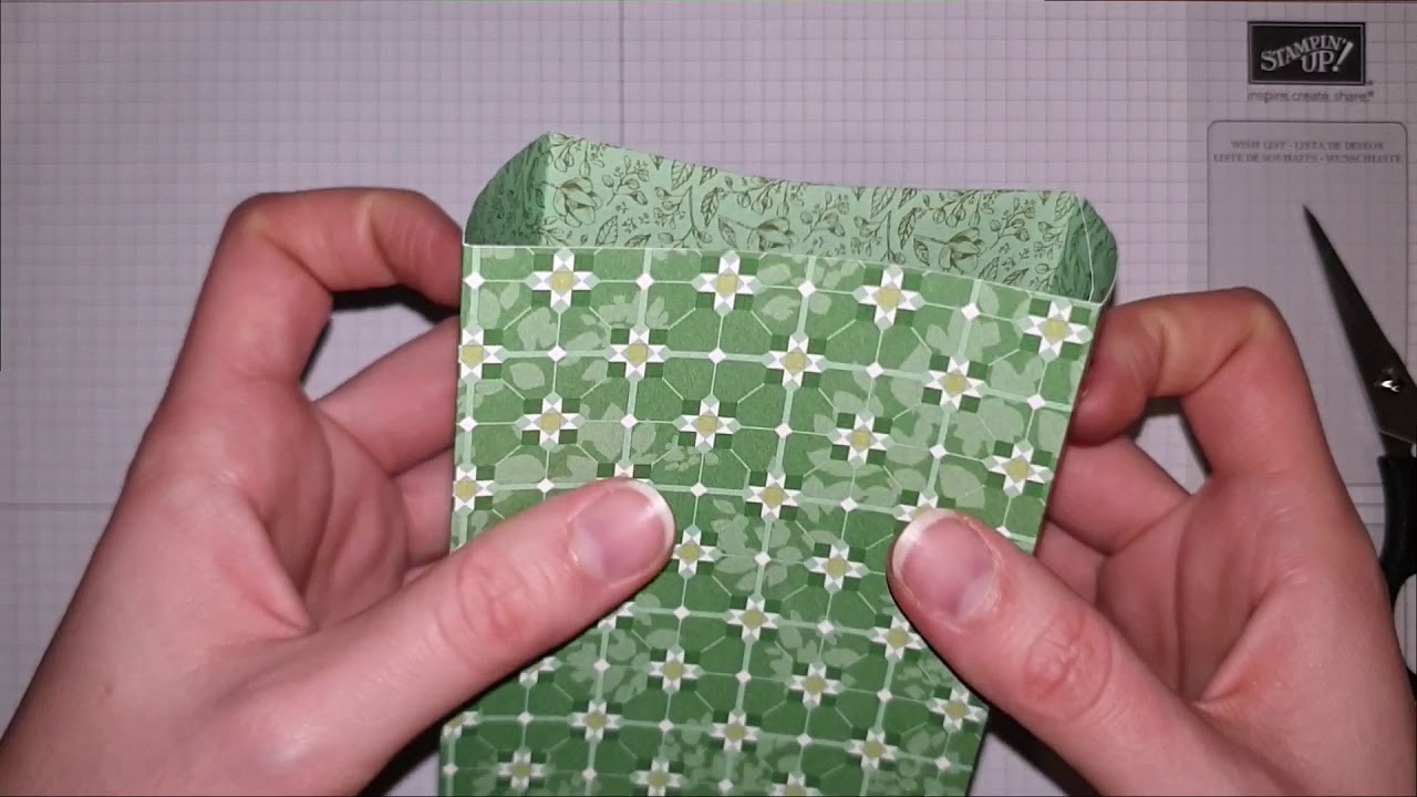 Verpackung mit besonderem Verschluss | Das Bastelzimmer by Alina Meyer | Stampin'Up! | Anleitung