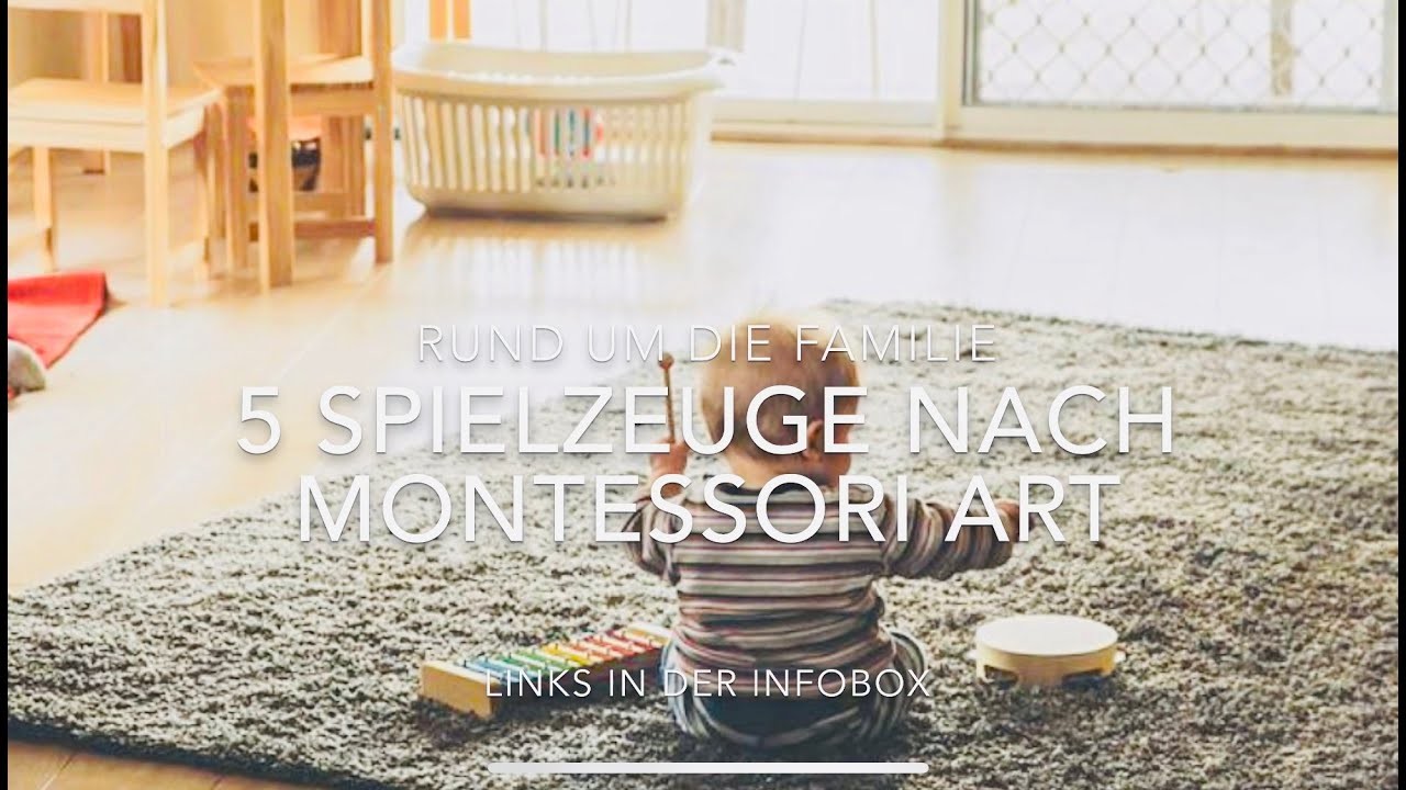 5 Spielzeuge nach Montessori Art - Geschenkideen für Babies und Kleinkinder