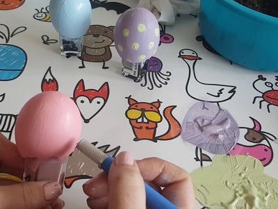DIY Ostertisch Deko (kinderleicht)