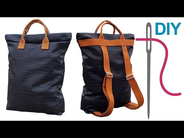 DIY Rucksack. Tasche nähen für Anfänger – DIY Rucksack Tasche "Edith"