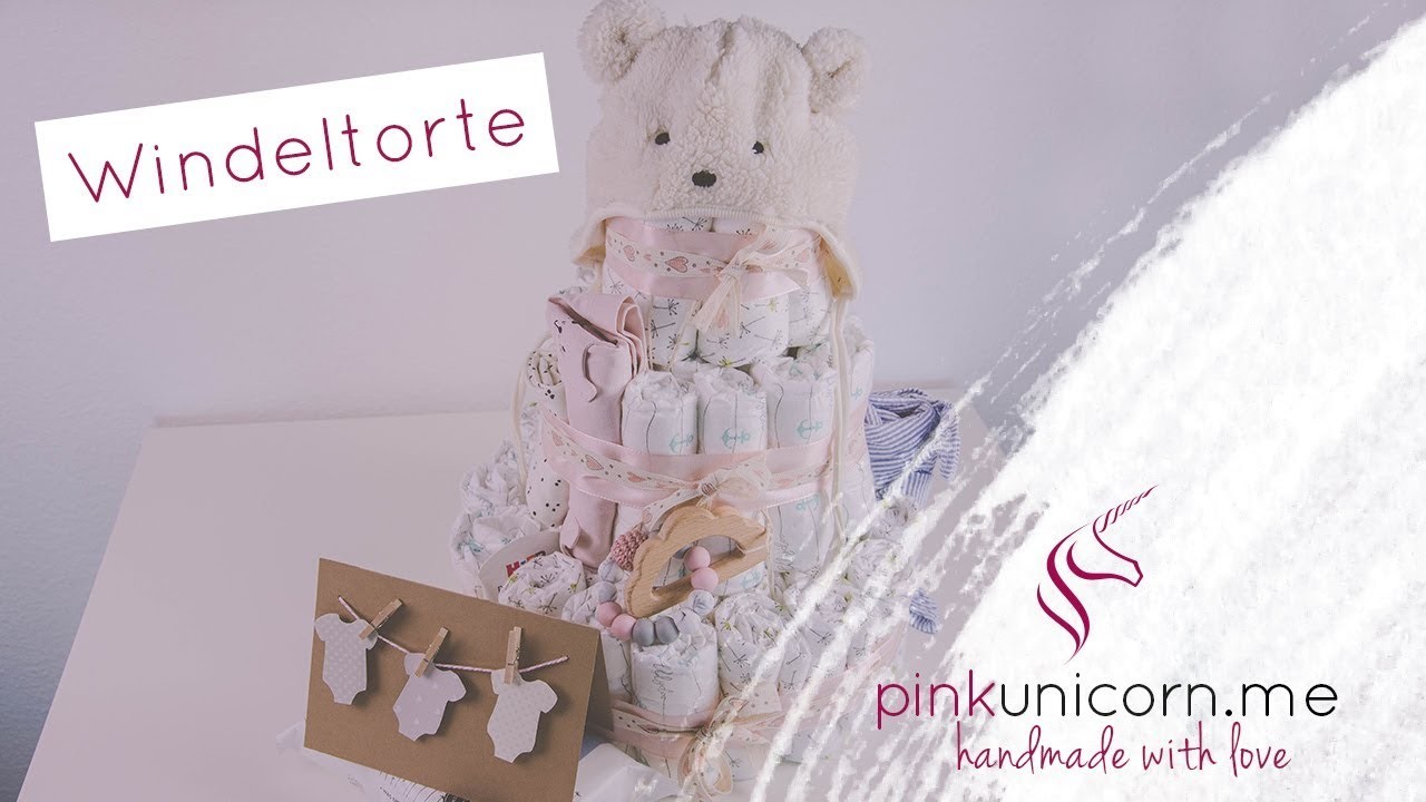 DIY Windeltorte | Babygeschenk | DIY Bastelideen | Anleitung | PinkUnicorn.me