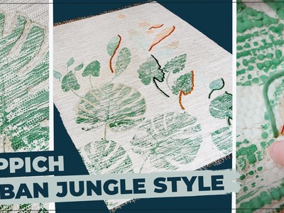 Pflanzen-Print Teppich! DIY mit MoinLiz