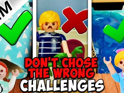 Playmobil Film: Die besten 'Don't choose the wrong' Challenges mit Familie Vogel | Compilation