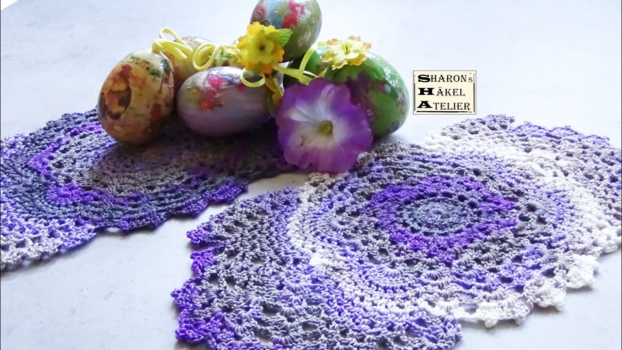 Häkeldeckchen 11-14 Spitze | Rechtshänder