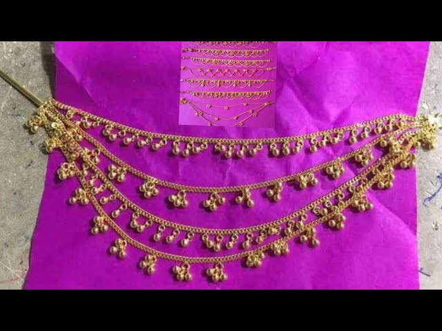 #mygoldjewellary || gold champaswaralu models weight&designs#goldchampaswaralu