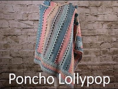 Poncho "Lollypop" häkeln