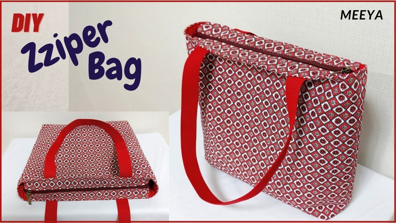 지퍼가방| Zipper Bag| 숄더백| DIY| Shoulder Bag| 에코백| Ecobag | 쉽게 만들기|ファスナーバッグ | حقيبة كتف| Sac à papier|