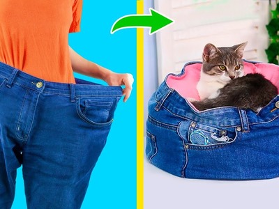 14 Ideen Um Alte Jeans Wiederzuverwenden!