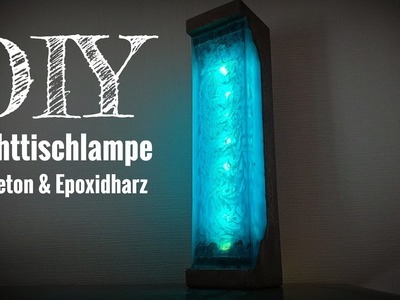 DIY Lampe aus Beton & Epoxidharz