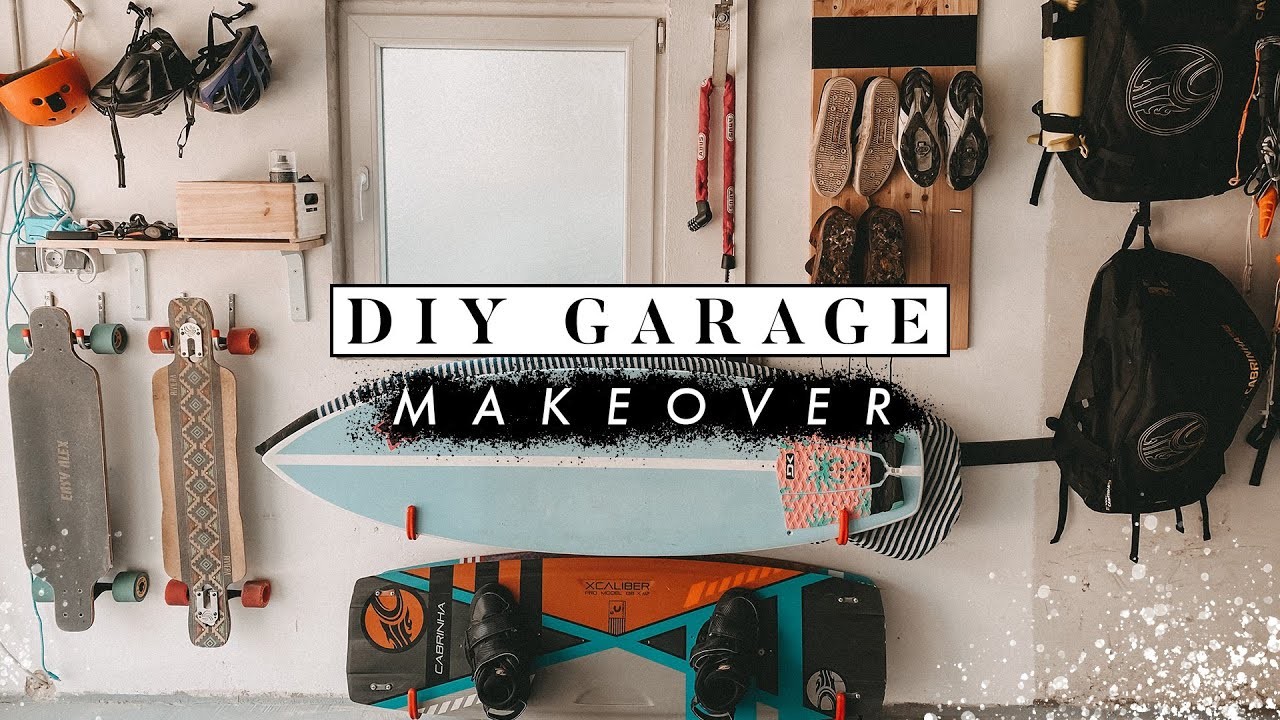 Garagen Room Makeover - DIY Schuhregal + Fahrradhalter selber bauen | EASY ALEX