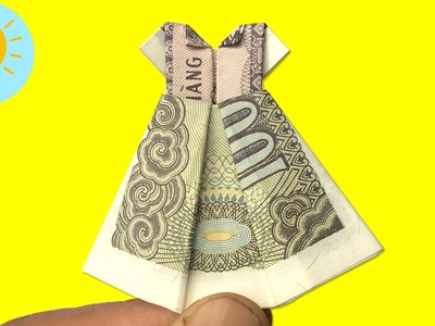 Geldscheine falten Kleid | Geldgeschenke zur Hochzeit Ideen, witzig & originell| Geld falten einfach