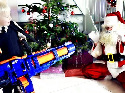 Geschenke von Weihnachtsmann auspacken ???????????? NERF MINIGUN  ???????????? Kinder Spielzeuge auspacken