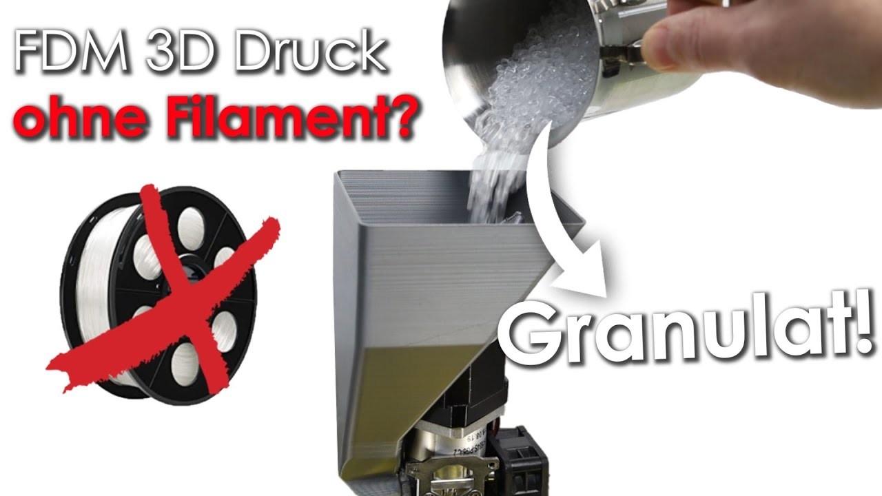 Mit Kunststoff "Granulat" 3D drucken! Wird jetzt noch Filament benötigt? | Picco`s 3D Word
