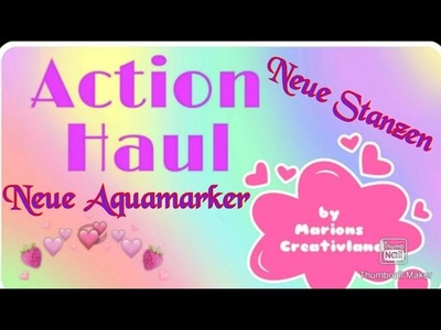 ????????????Neuer Action Haul #Neue Aquamarker#Neue Stanzen????????????