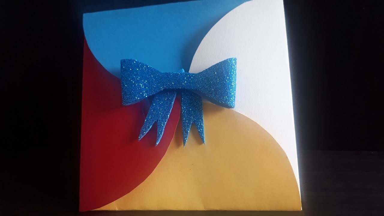 Origami paper craft.  l'enveloppe