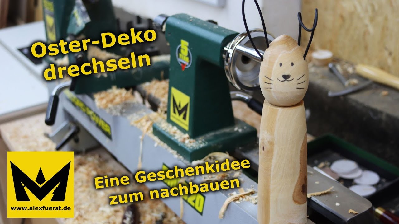 Oster-Deko drechseln | Eine Geschenkidee zum nachbauen ????