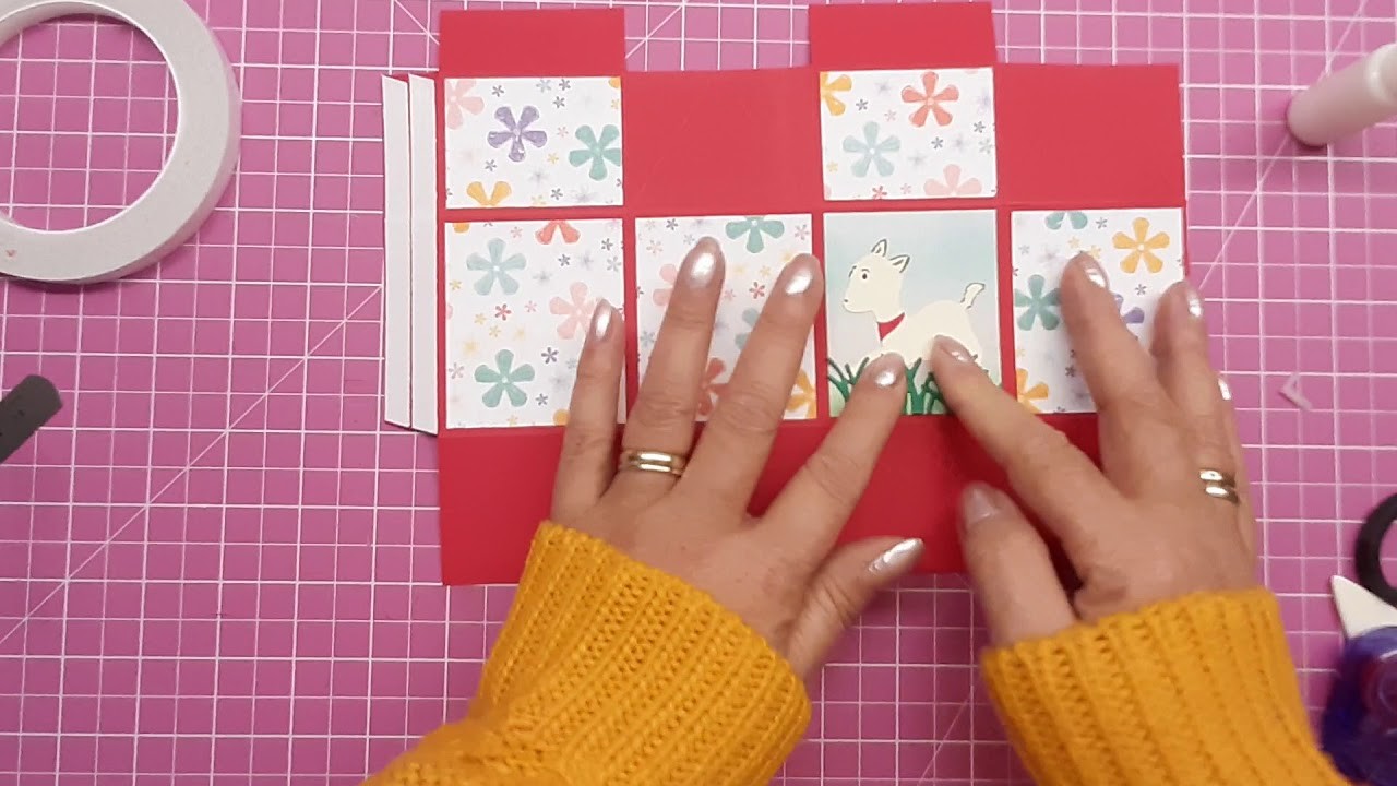 #Osterverpackung Teil 2, Milchkarton mit geradem Deckel