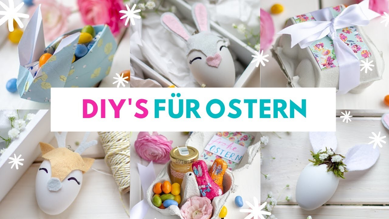 4 supersüße DIY's für Ostern | Last-Minute Geschenke und Deko! | TRYTRYTRY