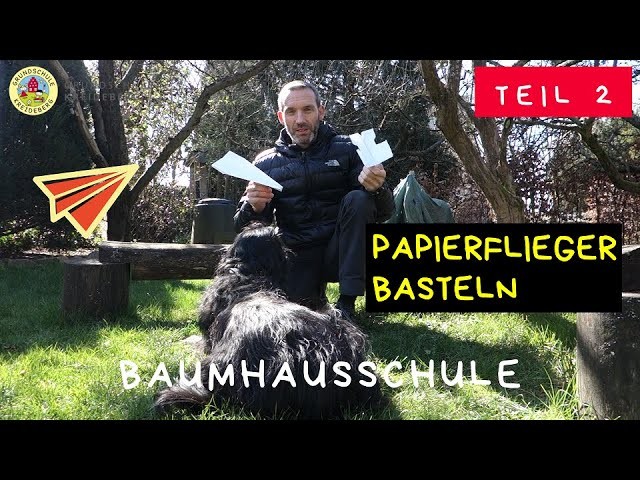 Bastel einen Papierflieger .  und flieg um die Welt