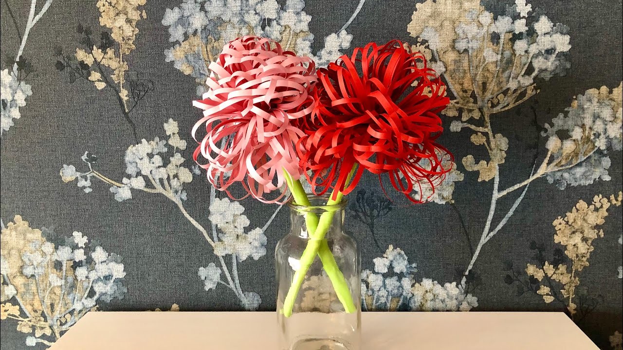 Blumen aus Papier basteln - Bastelideen für den Frühling - DIY Paper Flowers ????