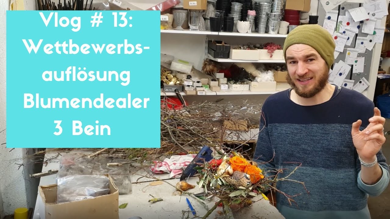 Blumenmann Vlog #13: Auflösung Verlosung - Der Blumendealer - DIY Idee mit dem Drillaparat