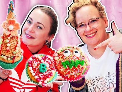 Cupcake Challenge | Eva vs Bianca | Muffin Deko Ideen