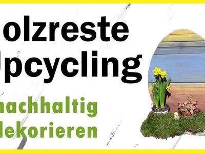DIY - Deko Ei aus Zaunresten I Osterdeko I Bastelideen mit Müll