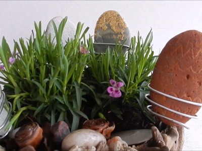 DIY OSTERDEKO AUS NATURMATERIAL^^MATERIAL VOM STRAND SCHWARZEN MEER