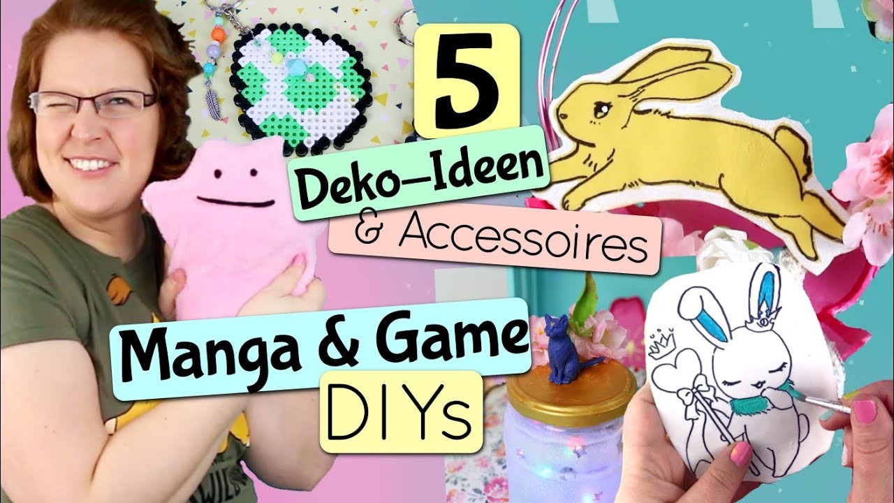 EINFACHE Manga DIYs ???? Otaku & GAMER DIY DEKO ❤️ Ditto POKEMON Nähanleitung + Fruits Basket deutsch