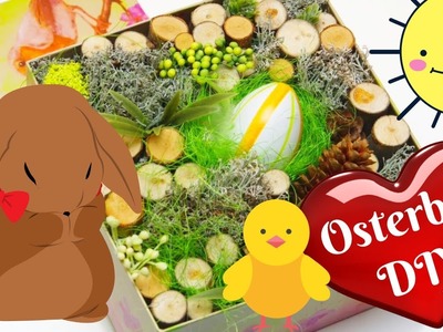 Osterdeko selber machen ???? Osterbox basteln kinderleicht ???? Frühlingsdeko DIY einfache Osterdekoration