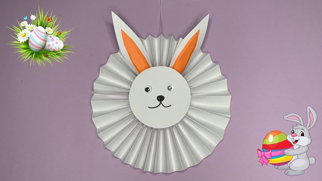 Osterhase aus Papier basteln | Ideal als Deko für Ostern | Kreative DIY Idee zum basteln mit Kindern