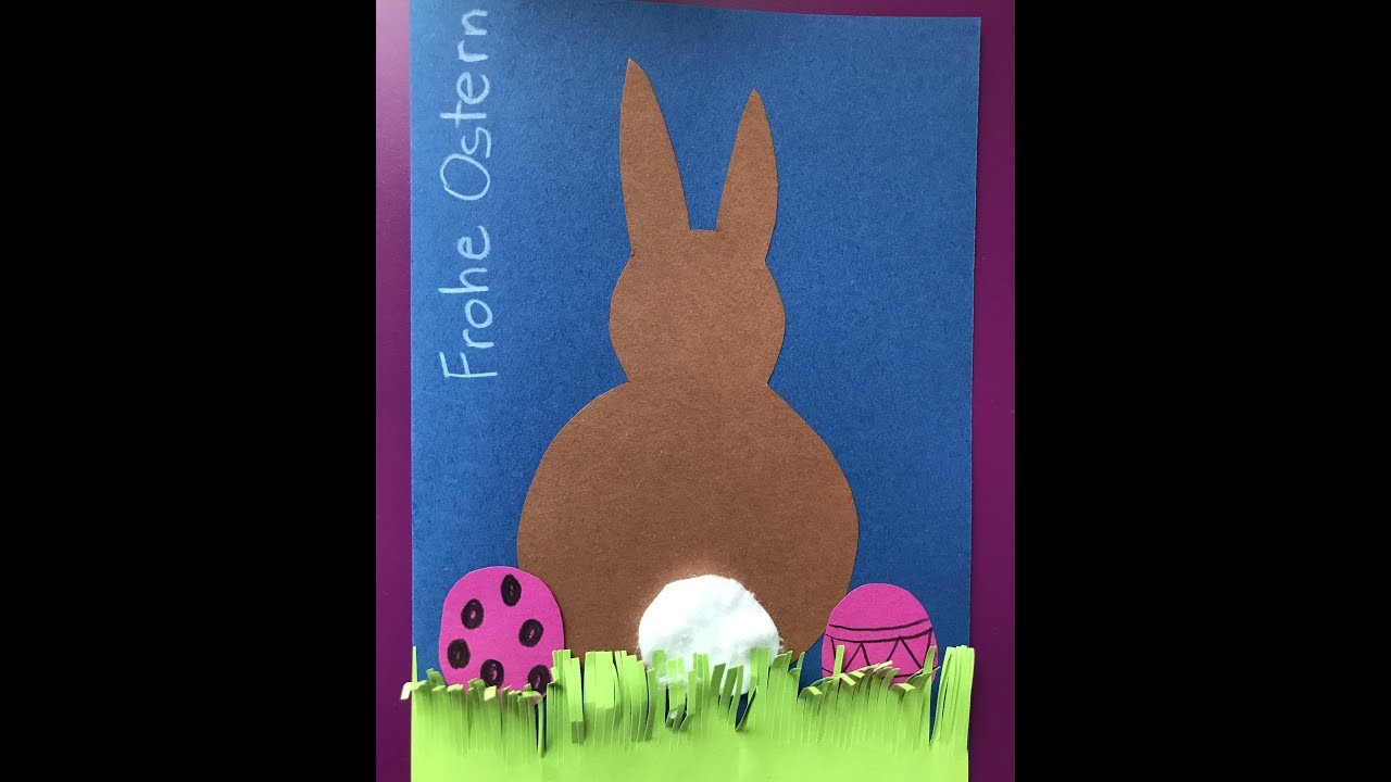 Osterkarte basteln