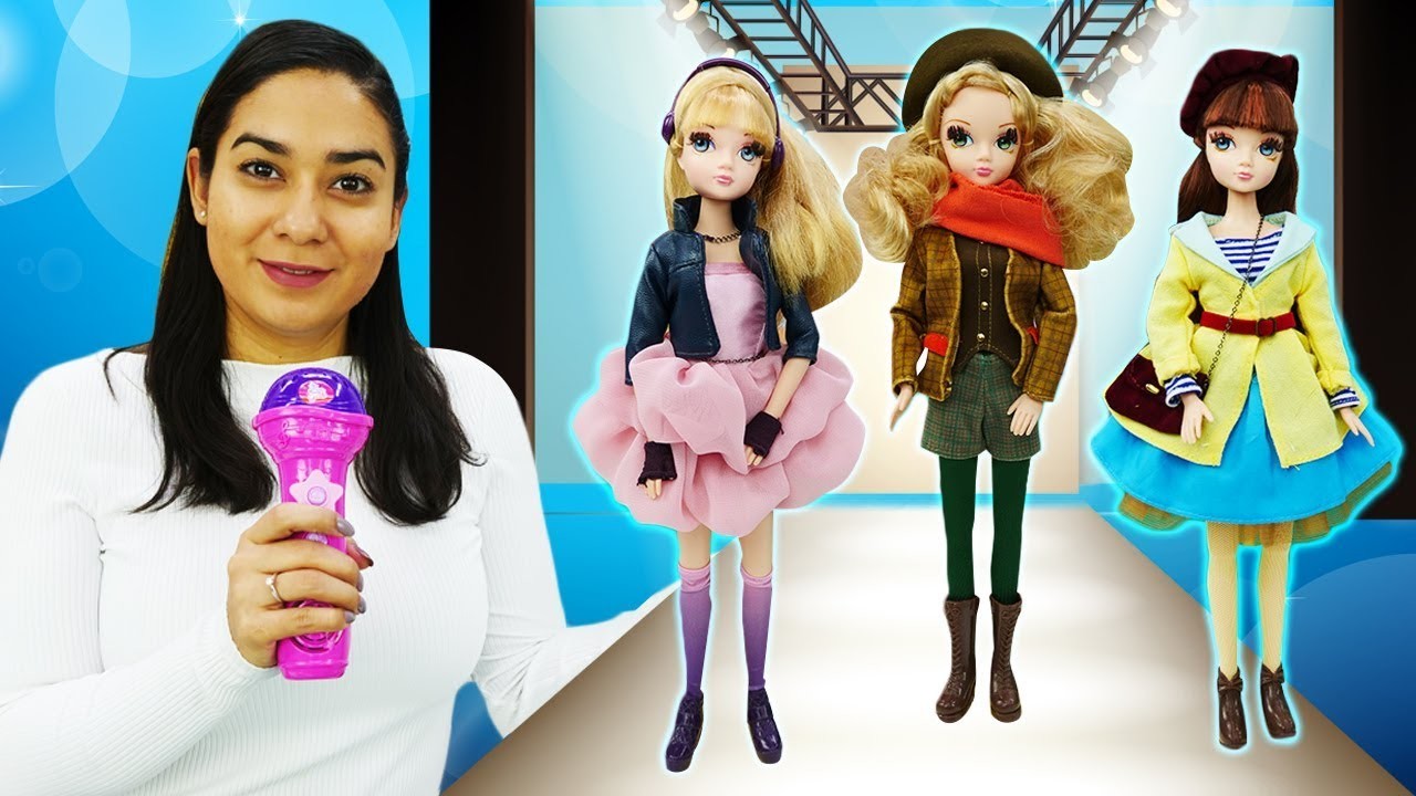 Puppen Video auf Deutsch. Ein Tag im Schönheitssalon. Die Modenschau