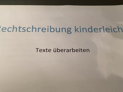 Rechtschreibung kinderleicht