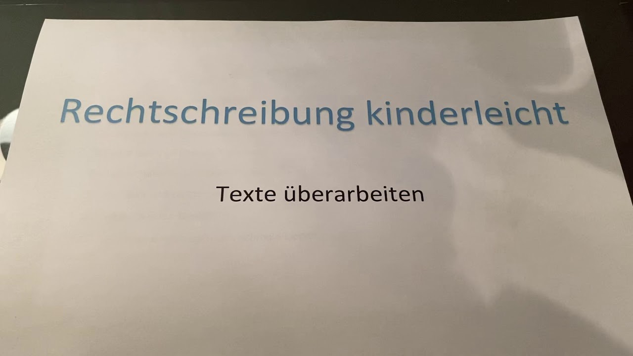 Rechtschreibung kinderleicht