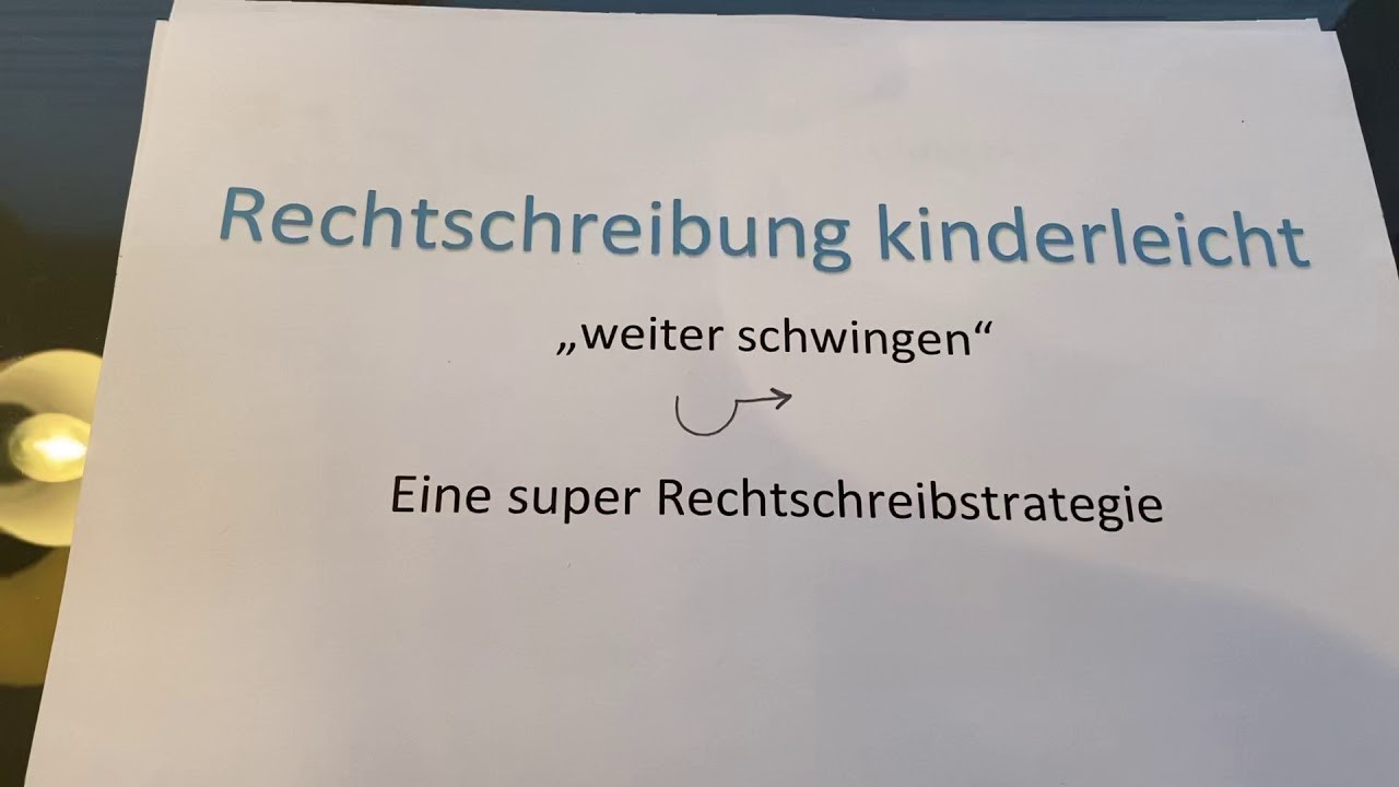 Rechtschreibung kinderleicht