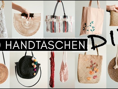 10 selbstgemachte DIY Handtaschen