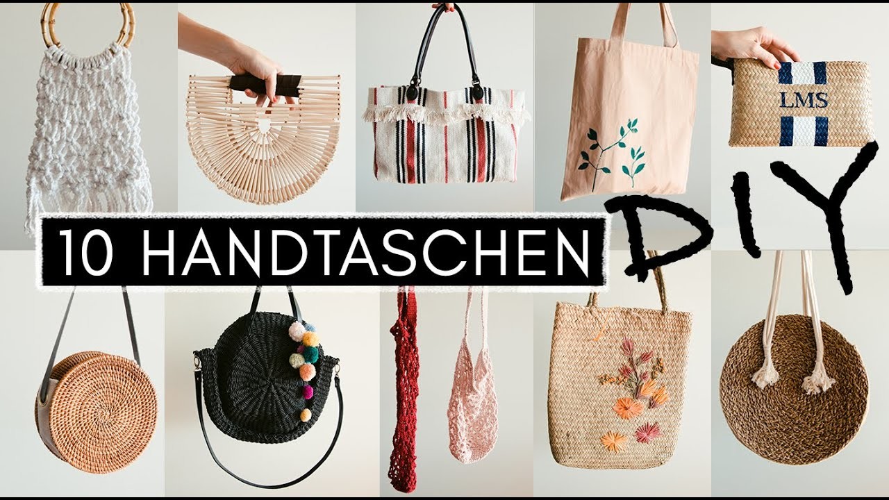 10 selbstgemachte DIY Handtaschen