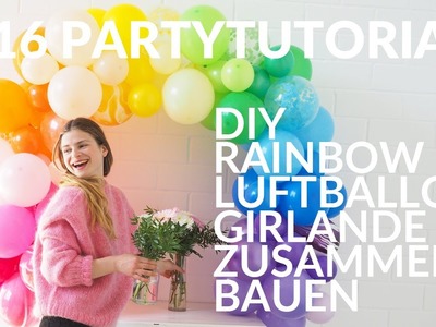 #16 PARTYTUTORIAL: DIY Girlande Regenbogen