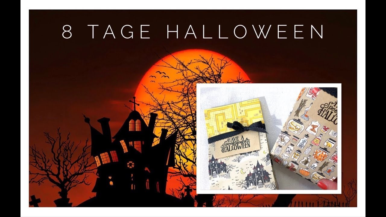 ???? 8 Tage Halloween Designerpapier Verpackung I DIY I Stampin' Up!