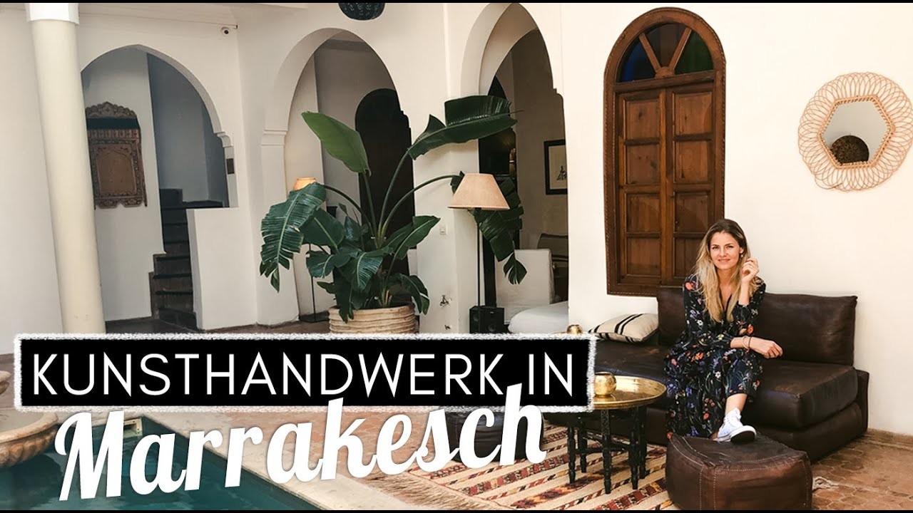 DIY INSPIRATION - Traditionelles Kunsthandwerk in den Souks von Marrakech | Marokko Vlog