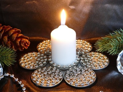 DIY Weihnachtsdeko – Kerzenhalter – upcycling – christmas decoration