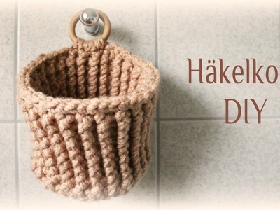 Häkelkorb * DIY * Crochet Basket [eng sub]