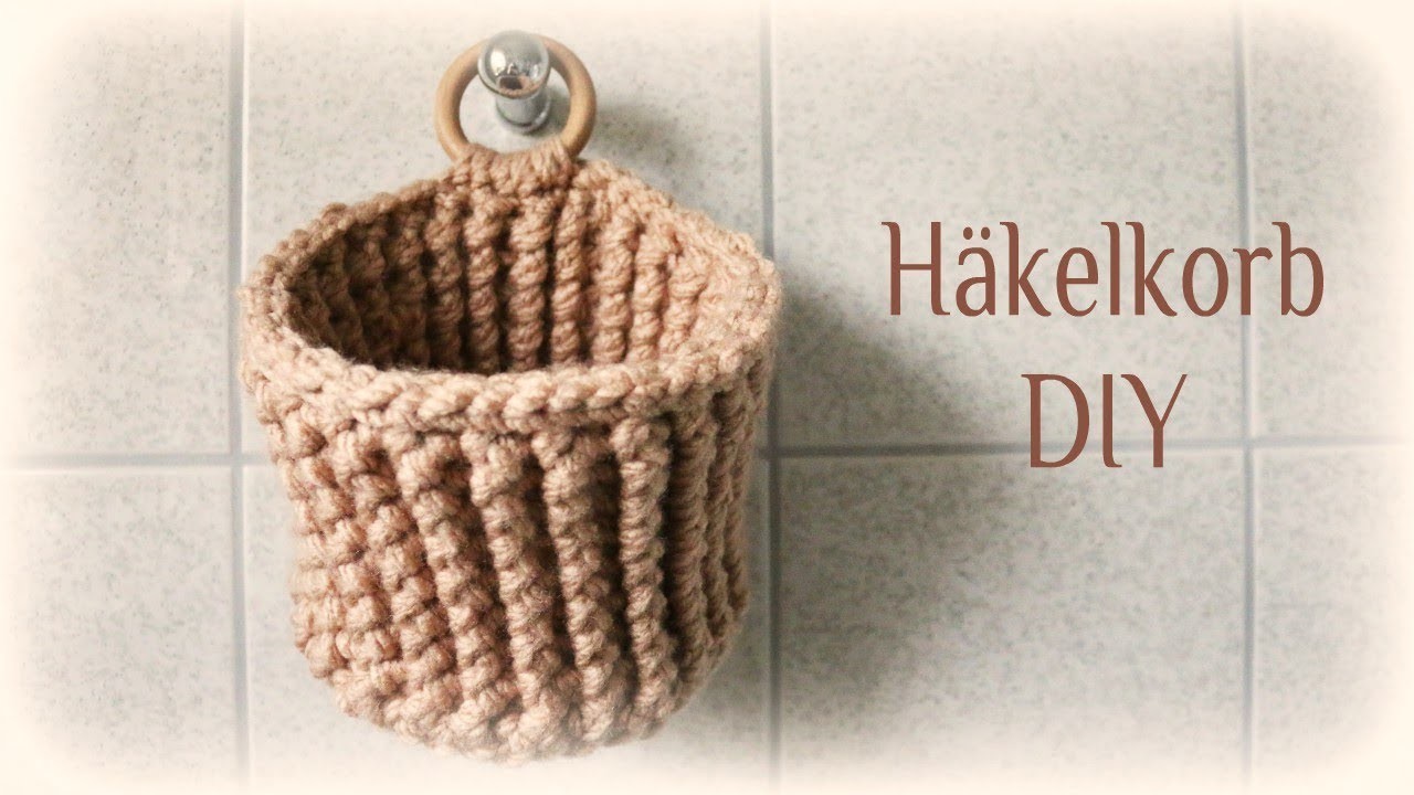 Häkelkorb * DIY * Crochet Basket [eng sub]