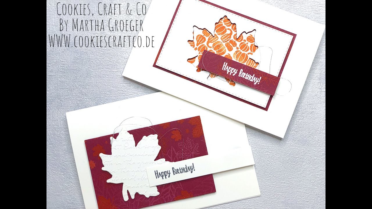 ???? Herbstliche Geburtstagskarte I DIY I Stampin‘ Up!