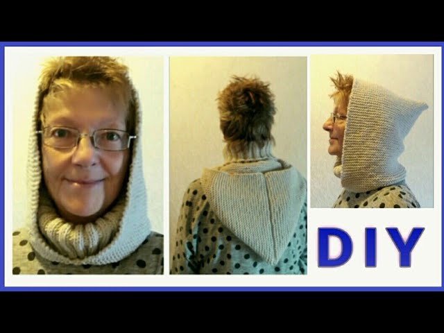 Kapuzenloop stricken • DIY  * Julebuergerfee
