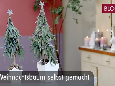 Mini-Weihnachtsbaum selbst gemacht  | DIY Weihnachtsdeko | winter decoration | BLOOM’s Floristik