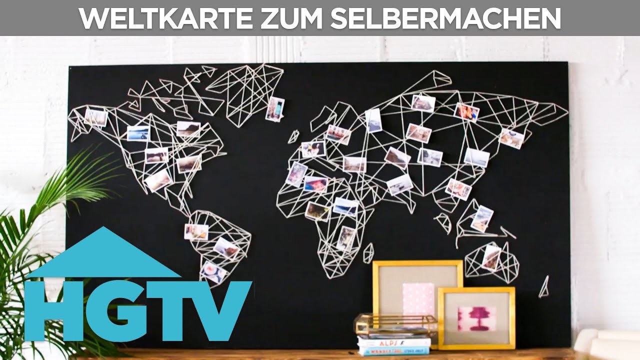 Weltkarte zum Selbermachen | DIY | HGTV Deutschland